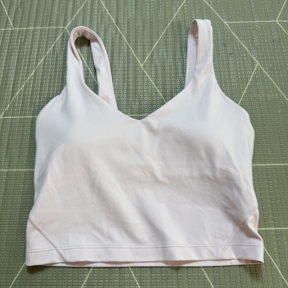 Lululemon Align Tank Top 4 Light Pink LW1DUDS Yoga Pilates